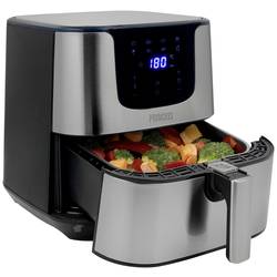 Princess 01.182060.01.001 horkovzdušná fritéza, 5.5 l, 1700 W, nepřilnavý povlak, funkce časovače, ochrana proti přehřátí, s displejem, černá/stříbrná