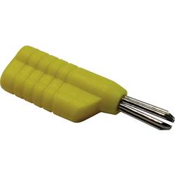 Schnepp N 4041 L banánkový konektor zástrčka, rovná Ø pin: 4 mm žlutá 1 ks