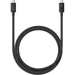 Satechi Thunderbolt™ kabel Thunderbolt™ 4 USB-C® 1.00 m černá, stříbrná ST-YTB100K