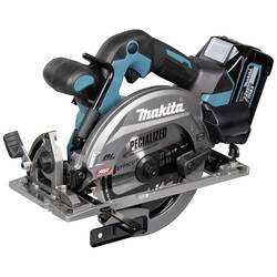 Makita HS012GD201 aku ruční kotoučová pila, max. řez 57 mm, vč. 2x aku, vč. nabíječky, kufřík, 1300 W, 40 V, 2.5 Ah, HS012GD201