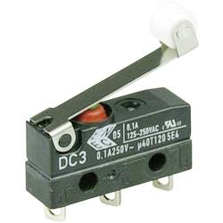 ZF DC3C-A1RC mikrospínač DC3C-A1RC 250 V/AC 0.1 A 1x zap/(zap) IP67 bez aretace 1 ks