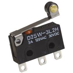 Omron D2SW-3L2H mikrospínač 125 V/AC 3 A 1x zap/(zap) 1 ks Bag