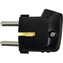 N & L 10944 úhlová zástrčka SchuKo plast 230 V černá