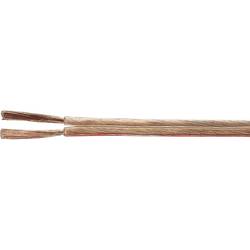 Helukabel 40180 reproduktorový kabel 2 x 0.5 mm² transparentní metrové zboží