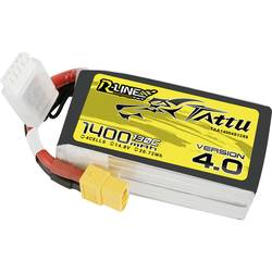 Tattu TA-RL-130C-1400-4S1P akupack Li-Pol (modelářství), 14.8 V, 1400 mAh, články 4, 130 C, blok, XT60