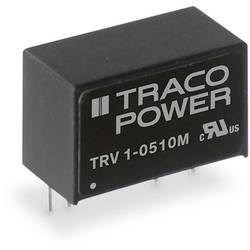 TracoPower TRV 1-0521M DC/DC měnič napětí do DPS 100 mA 1 W Počet výstupů: 2 x Obsah 1 ks