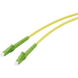 Vivanco 45713 optické vlákno síťové kabely, propojovací kabely LC 5 m neonově žlutá, neonově zelená extrémně tenký , flexibilní provedení, flexibilní vnitřní