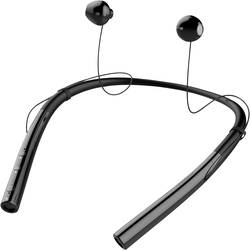 Tie Studio TQ14 Headset do uší (In Ear) Bluetooth® černá kolem krku, odolné vůči potu, regulace hlasitosti sportovní