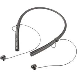 Tie Studio TQ14 Headset do uší (In Ear) Bluetooth® černá kolem krku, odolné vůči potu, regulace hlasitosti sportovní