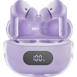 Intenso Buds Plus T313AE lila Headset do uší (In Ear) Bluetooth® stereo fialová Potlačení hluku mobil