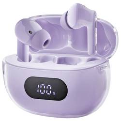 Intenso Buds Plus T313AE lila Headset do uší (In Ear) Bluetooth® stereo fialová Potlačení hluku mobil