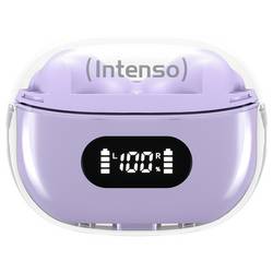 Intenso Buds Plus T313AE lila Headset do uší (In Ear) Bluetooth® stereo fialová Potlačení hluku mobil