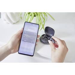 Intenso Buds Pro T500HAE schwarz špuntová sluchátka (In Ear) Bluetooth® černá Potlačení hluku odolná vůči vodě mobil