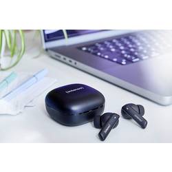 Intenso Buds Pro T500HAE schwarz špuntová sluchátka (In Ear) Bluetooth® černá Potlačení hluku odolná vůči vodě mobil