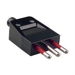 Bachmann 910.174 zástrčka plast 250 V černá IP20