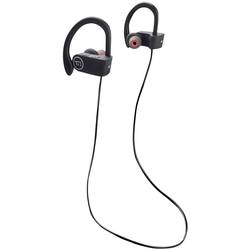 Tie Studio Bluetooth 4.1 Sport sportovní špuntová sluchátka (In Ear) Bluetooth® černá headset, regulace hlasitosti, odolné vůči potu