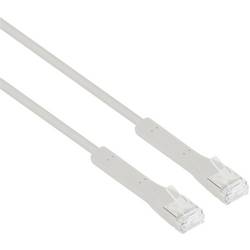 Intellinet 745123 RJ45 síťové kabely, propojovací kabely CAT 6A F/FTP 0.5 m šedá flexibilní provedení, kompletní stínění, bez halogenů 1 ks