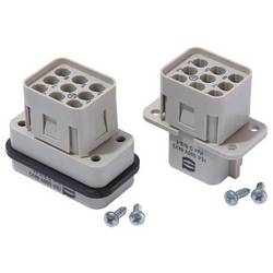 Harting Han Q 8/0-F 09120083101 konektorová vložka, zásuvka, seria Han® Q, 1 ks
