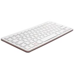 Raspberry Pi® RPI-KEYB (DE)-RED/WHITE USB klávesnice německá, QWERTZ bílá, červená USB hub
