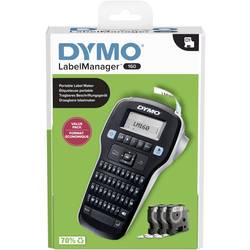 DYMO LabelManager™ 160 ValuePack AZERTY štítkovač vhodné pro pásky: D1 6 mm, 9 mm, 12 mm