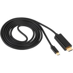 Akyga kabel 1.8 m černá AK-AV-18 Kabel USB-C