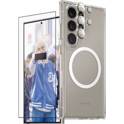 PanzerGlass CARE Flagship 3-in-1 Pouzdro + sada ochranného skla Samsung Galaxy S25 Ultra transparentní 1552552, odolné vůči nárazům CRRCHNUG38488