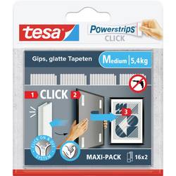 tesa Powerstrips CLICK (d x š) 80 mm x 20 mm Množství: 16 pár