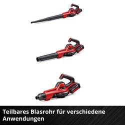 Einhell 3433560 GE-UB 18/250 Li E (1x4,0Ah) akumulátor Akumulátorové dmychadlo, foukač listí + akumulátor, vč. nabíječky, měkká rukojeť 18 V