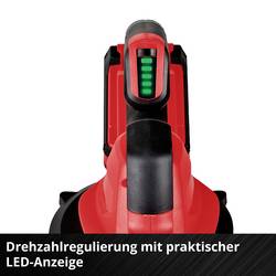 Einhell 3433560 GE-UB 18/250 Li E (1x4,0Ah) akumulátor Akumulátorové dmychadlo, foukač listí + akumulátor, vč. nabíječky, měkká rukojeť 18 V