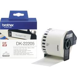 Brother DK-22205 etikety v roli 62 mm x 30.48 m papír bílá 1 ks trvalé DK22205 univerzální etikety