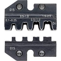 Knipex 97 49 04 krimpovací nástavec neizolované otevřené zástrčky Vhodné pro kleště šířka zástrčky 2,8/4,8 mm 0.1 do 2.5 mm² Vhodné pro značku (kleště) Knipex