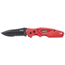 4K5 Tools TK 100 DropPoint Knife 600.100A zavírací kapesní nůž s pouzdrem červená, černá