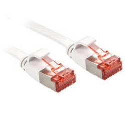 LINDY 47565 RJ45 síťové kabely, propojovací kabely CAT 6 U/FTP 10.00 m bílá pozlacené kontakty 1 ks