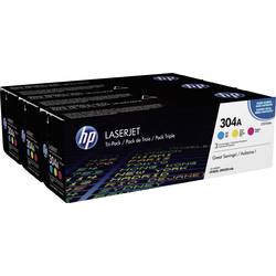 HP Toner 304A originál kombinované balení azurová, purppurová, žlutá 2800 Seiten CF372AM