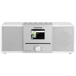 Telestar DIRA S 32i CD 30-320-03 rádio s CD, DAB+, FM, internetové, DLNA, Wi-Fi, USB, CD, Bluetooth, internet, vč. dálkového ovládání, bílá