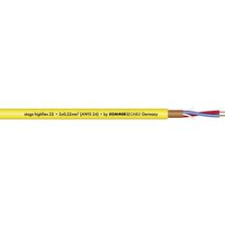 Sommer Cable 200-0007 mikrofonový kabel 2 x 0.22 mm² žlutá metrové zboží