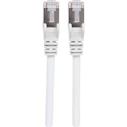 Intellinet 741910 RJ45 síťové kabely, propojovací kabely CAT 6a (surový kabel CAT 7) S/FTP 7.50 m bílá bez halogenů 1 ks