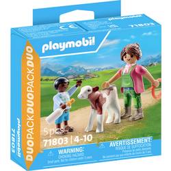 Playmobil® DUOPACK Omračující osoba s dítětem a telecí 71803