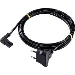 Sygonix SY-5043446 napájecí síťový kabel černá 3.00 m