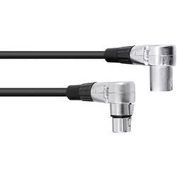 Omnitronic 30220632 XLR propojovací kabel [1x XLR zástrčka 3pólová - 1x XLR zásuvka 3pólová] 3.00 m černá