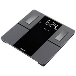 Beurer BF 500 váha s diagnostikou tělesných parametrů digitální Max. váživost=180 kg černá s Bluetooth