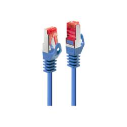 LINDY 47357 RJ45 síťové kabely, propojovací kabely CAT 6 S/FTP 7.50 m modrá stíněný 1 ks
