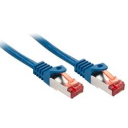 LINDY 47357 RJ45 síťové kabely, propojovací kabely CAT 6 S/FTP 7.50 m modrá stíněný 1 ks