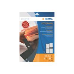 Herma 7785 obaly na fotografie černá 10 x 15 cm