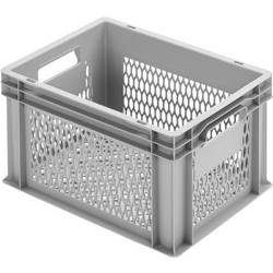 Alutec 75045 plastový box , s mříží, (š x v x h) 400 x 235 x 300 mm, šedá, 1 ks