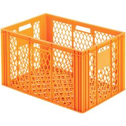 Alutec 75092 plastový box , vhodné pro potraviny, (š x v x h) 600 x 350 x 400 mm, oranžová, 1 ks