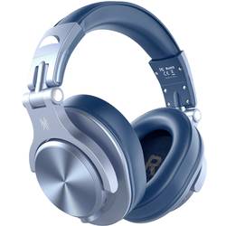 OneOdio Fusion A70 Headset uzavřená (Over Ear) Bluetooth® stereo modrá High-Resolution Audio headset, otočná sluchátka DJ