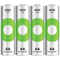 GP ReCyko akumulátor AA, Ni-MH, 2600 mAh, 1.2 V, 4 ks