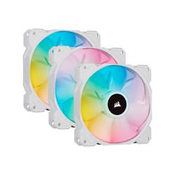 Corsair SP120 RGB ELITE PC větrák s krytem bílá