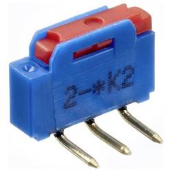 APEM NK236W NK Series posuvný přepínač 12 V/DC 1 mA 1x zap/(zap) 1 ks